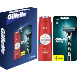   Gillette    Mach3 + 2   +    Old Spice 3--1 Whitewater 250  (8700216221047)
