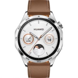 - Huawei WATCH GT 4 46mm Classic Brown Leather (55020BGW) -  2