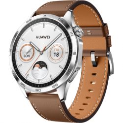 - Huawei WATCH GT 4 46mm Classic Brown Leather (55020BGW)