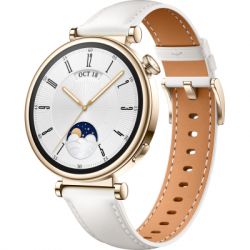- Huawei WATCH GT 4 41mm Classic White Leather (55020BJB)