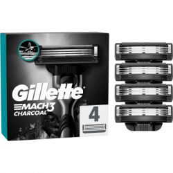   Gillette Mach3 Charcoal   4 . (8700216062701)