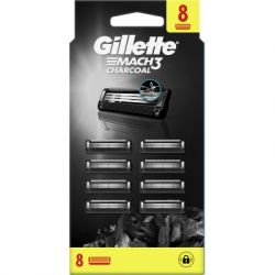   Gillette Mach3 Charcoal   8 . (8700216085472) -  2