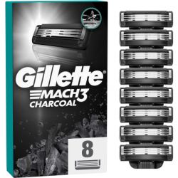   Gillette Mach3 Charcoal   8 . (8700216085472)
