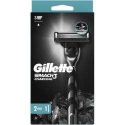 ������ Gillette Mach3 Charcoal ��������� ����� � 2 �������� ����������� (8700216074308) - �������� 2