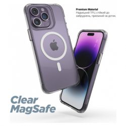     Armorstandart Clear Magsafe Apple iPhone 15 Pro Max Tansparent (ARM71052) -  3
