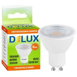 �������� Delux 6�� 3000K 220� GU10 (90019262) - �������� 3