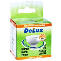  Delux JCDR 5 2700K 220 GU5.3 (90020567) -  2
