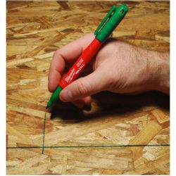 Маркер Milwaukee INKZALL для будмайданчика тонкий зелений (4932492127) - Картинка 4