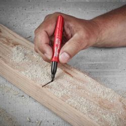 Маркер Milwaukee для будмайданчика INKZALL, тонкий, чорний (48223100) - Картинка 8