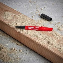 Маркер Milwaukee для будмайданчика INKZALL, тонкий, чорний (48223100) - Картинка 9