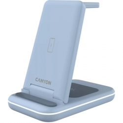 �������� ������� Canyon WS-304 Foldable 3in1 Wireless charger Blue (CNS-WCS304BL)