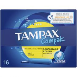 Тампоны Tampax Compak Regular с аппликатором 16 шт. (4015400219538) - Картинка 2