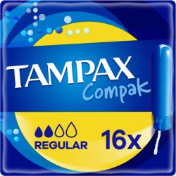 Тампоны Tampax Compak Regular с аппликатором 16 шт. (4015400219538) - Картинка 1