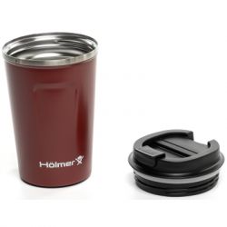 Термокружка Hlmer Compact Брунатна (TC-0380-DR Compact) - Картинка 4