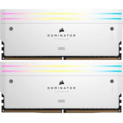  '  ' DDR5 32GB (2x16GB) 6000 MHz Dominator Titanium RGB White Corsair (CMP32GX5M2B6000C30W)