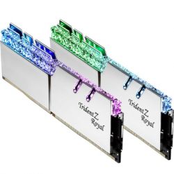     DDR4 64GB (2x32GB) 3600 MHz TridentZ RGB Royal Silver G.Skill (F4-3600C18D-64GTRS) -  2