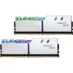  '  ' DDR4 64GB (2x32GB) 3600 MHz TridentZ RGB Royal Silver G.Skill (F4-3600C18D-64GTRS) -  1