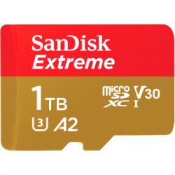   SanDisk 1TB microSD class 10 UHS-I U3 V30 Extreme (SDSQXAV-1T00-GN6MA) -  2