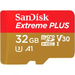   SanDisk 32GB microSD class 10 V30 Extreme PLUS (SDSQXBG-032G-GN6MA) -  2