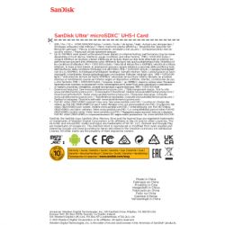  '  ' SanDisk 256GB microSDXC class 10 UHS-I Ultra (SDSQUNR-256G-GN3MN) -  3