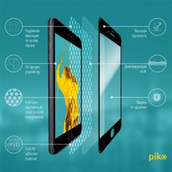 Стекло защитное Piko Full Glue Apple iPhone 7 (1283126492976) - Картинка 4