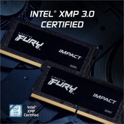 Модуль пам'яті для ноутбука SoDIMM DDR5 64GB (2x32GB) 5600 MHz FURY Impact Kingston Fury (ex.HyperX) (KF556S40IBK2-64) - Картинка 4