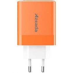  Proda AZEADA Seagulls AZ-19 GaN5 65W USB-A (QC4.0) USB-C (PD3.0) orange (AZ-19-OR) -  2