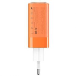   Proda AZEADA Seagulls AZ-19 GaN5 65W USB-A (QC4.0) USB-C (PD3.0) orange (AZ-19-OR) -  3