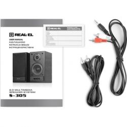   REAL-EL S-305 Black (EL121200012) -  9