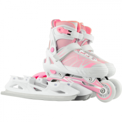 Роликові ковзани Action 2 в 1 Riply Рожеві 29-32 (153B5/2IN1PINK29-32) - Картинка 6