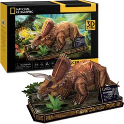 Пазл Cubic Fun 3D National Geographic Dino Трицератопс (DS1052h) - Картинка 6