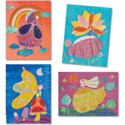 Набір для творчості Djeco Казкова країна художній комплект малювання блискітками (DJ09409) - Картинка 3