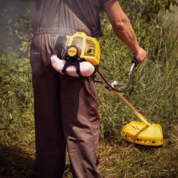 Тример садовий Sigma бензиновий 2.4кВт 43.0см, жорсткий вал U-ручка (5612601) - Картинка 12