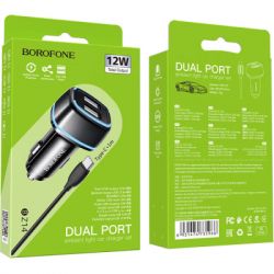   BOROFONE BZ14 Max dual port (Type-C) USB Black (BZ14CB) -  5