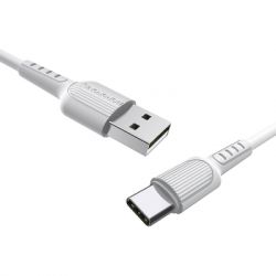   USB 2.0 AM to Type-C 1.0m BX16 Easy 2A White BOROFONE (BX16CW) -  2