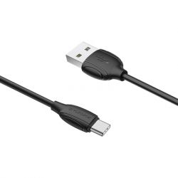   USB 2.0 AM to Type-C 1.0m BX19 Benefit 3A Black BOROFONE (BX19CB) -  2