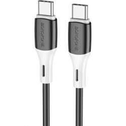   USB-C to USB-C 1.0m BX79 3A Black BOROFONE (BX79CCB) -  1