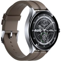 - Xiaomi Watch 2 Pro Bluetooth Silver Case with Brown Leather Strap (1006733) -  3