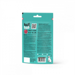 Лакомство для собак Half&Half в форме мясных монеток с говядиной 100 г (4823082431816) - Картинка 3