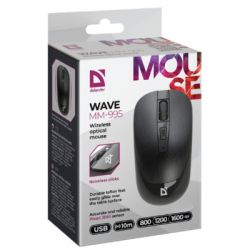 Мышка Defender Wave MM-995 Silent Wireless Black (52995) - Картинка 3