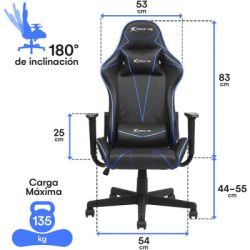   Xtrike ME Advanced Gaming Chair GC-909 Black/Blue (GC-909BU) -  7