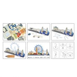 Пазл Cubic Fun Тривимірна головоломка-конструктор City Line Лондон з LED підсвіткою (L532h) - Картинка 5