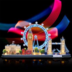 Пазл Cubic Fun Тривимірна головоломка-конструктор City Line Лондон з LED підсвіткою (L532h) - Картинка 6