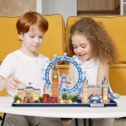 Пазл Cubic Fun Тривимірна головоломка-конструктор City Line Лондон з LED підсвіткою (L532h) - Картинка 7