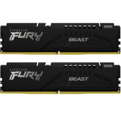  '  ' DDR5 16GB (2x8GB) 5200 MHz FURY Beast Black Kingston Fury (ex.HyperX) (KF552C40BBK2-16) -  1