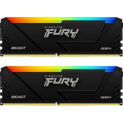     DDR4 32GB (2x16GB) 3200 MHz FURY Beast RGB Kingston Fury (ex.HyperX) (KF432C16BB2AK2/32) -  1