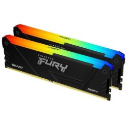  '  ' DDR4 64GB (2x32GB) 3600 MHz FURY Beast RGB Kingston Fury (ex.HyperX) (KF436C18BB2AK2/64) -  2