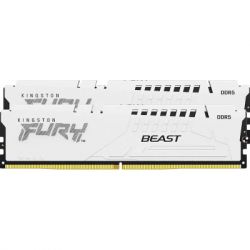 Модуль памяти для компьютера DDR5 32GB (2x16GB) 5600 MHz FURY Beast White Kingston Fury (ex.HyperX) (KF556C40BWK2-32) - Картинка 3