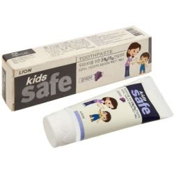Детская зубная паста Lion Kids Safe 3-12 лет Виноград, 90 г (8806325611493) - Картинка 2