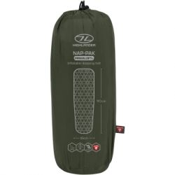 Туристический коврик Highlander Nap-Pak Inflatable Sleeping Mat PrimaLoft 5 cm Olive (AIR072-OG) (930481) - Картинка 7